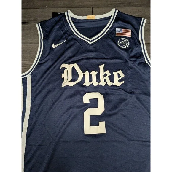 Cooper Flagg #2 Duke Blue Devils Stitched Jersey Men's Medium - Picture 2 of 5